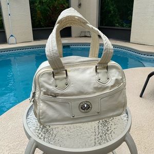 Marc by Marc Jacob white patent leather handbag